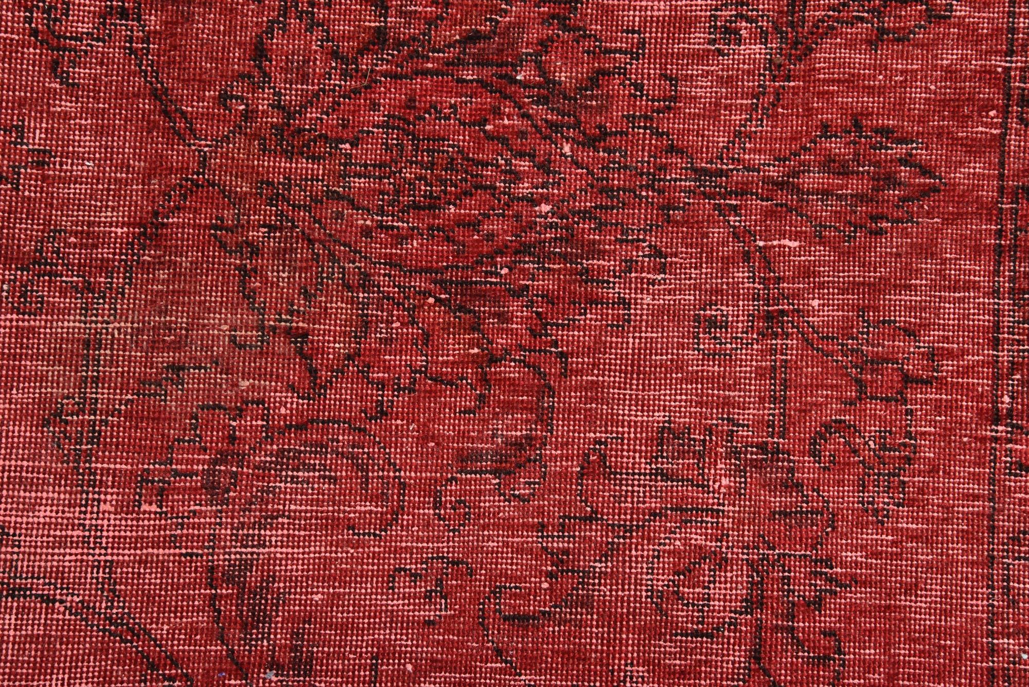 4' 3 x 6' 2 Hand Knotted Ultra Vintage Persian Wool Rug