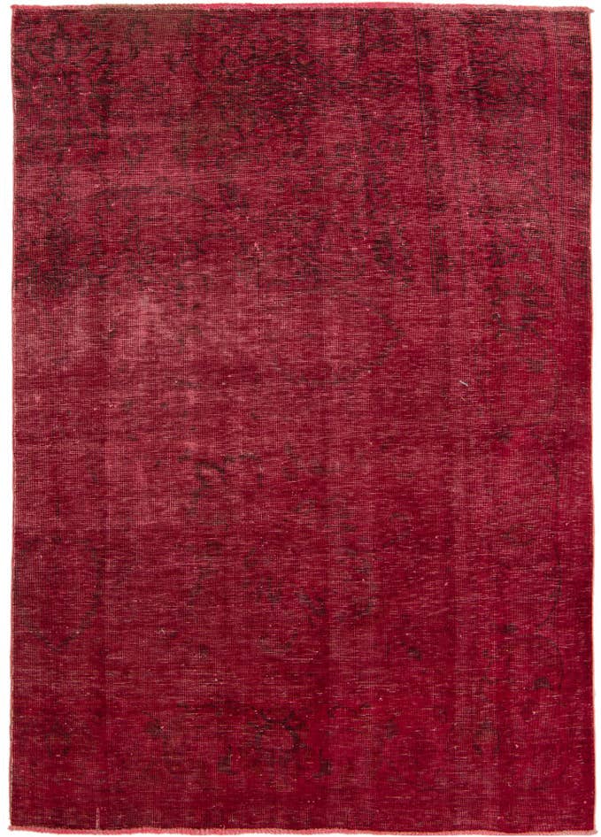 Detail image of 4' 3 x 6' 2 Hand Knotted Ultra Vintage Persian Wool Rug