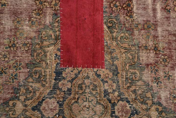 9' 3 x 12' 9 Hand Knotted Ultra Vintage Persian Wool Rug