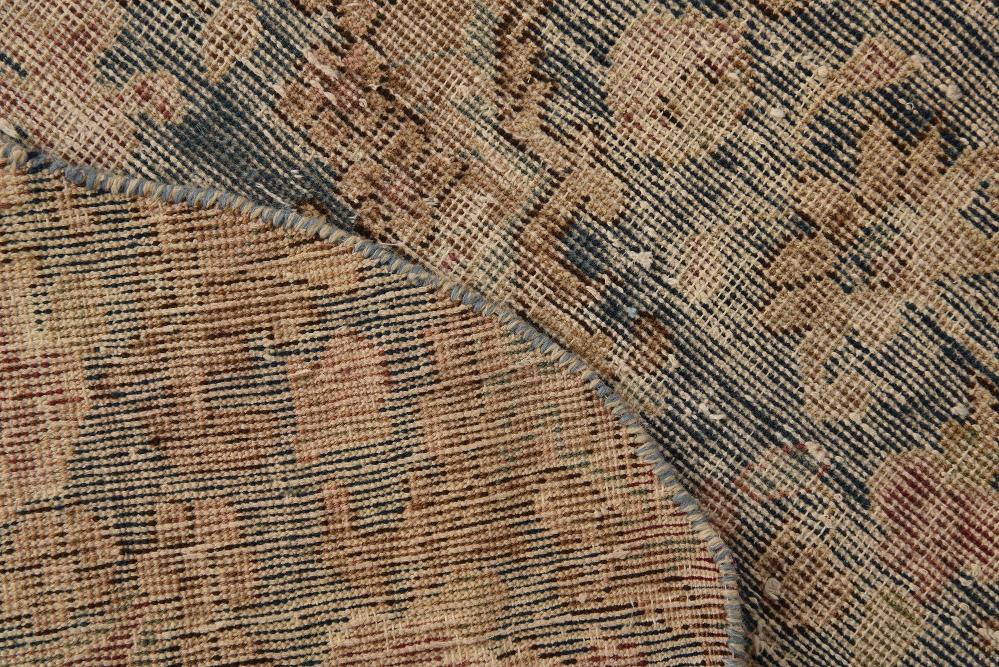 9' 3 x 12' 9 Hand Knotted Ultra Vintage Persian Wool Rug