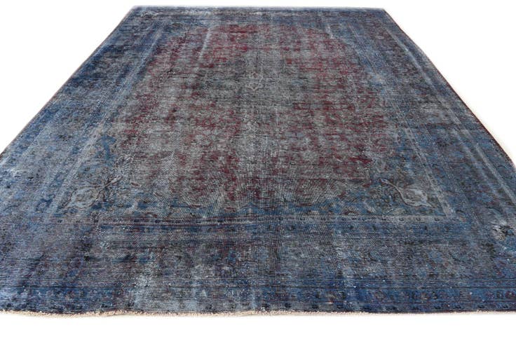 Detail image of 9' 8 x 12' 6 Hand Knotted Ultra Vintage Persian Wool Rug