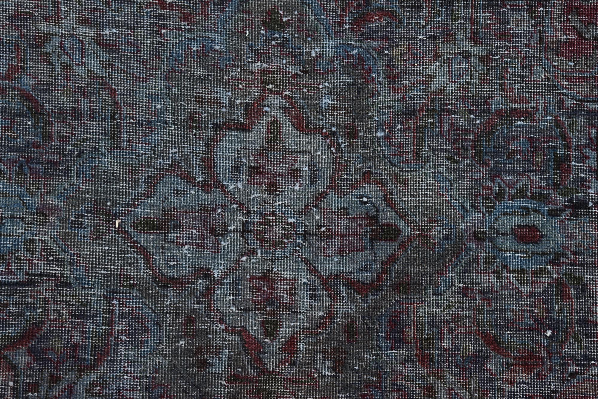 9' 8 x 12' 6 Hand Knotted Ultra Vintage Persian Wool Rug