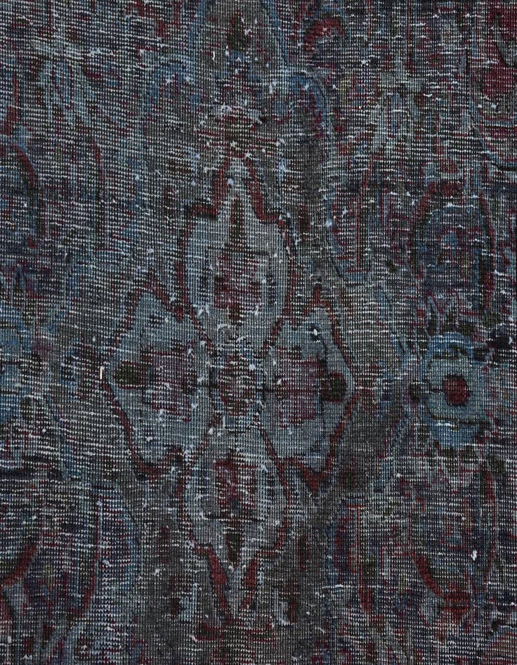 Detail image of 9' 8 x 12' 6  Hand Knotted Ultra Vintage Persian Wool Rug