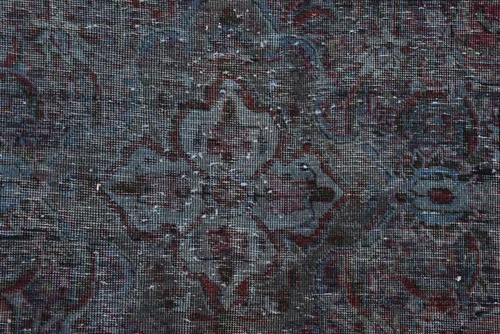 9' 8 x 12' 6 Hand Knotted Ultra Vintage Persian Wool Rug
