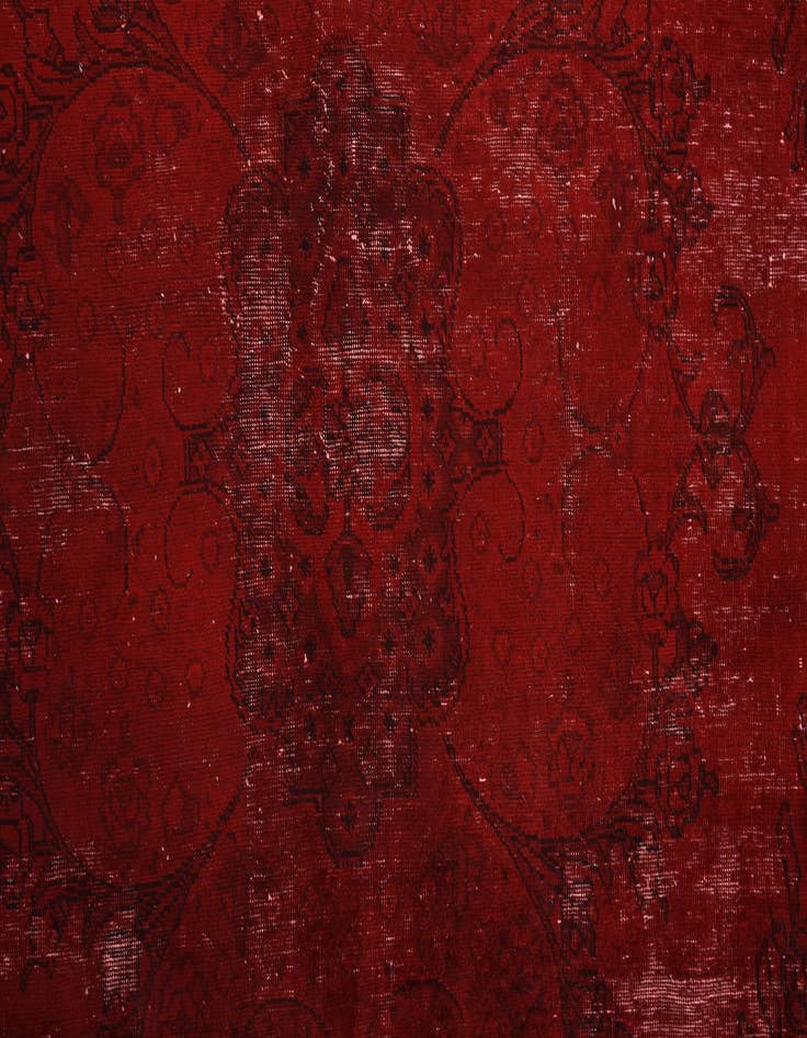 Detail image of 9' 7 x 12' 5  Hand Knotted Ultra Vintage Persian Wool Rug