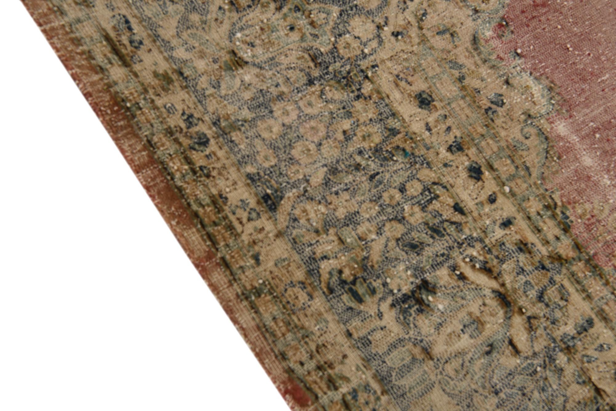 7' 6 x 10' 1 Hand Knotted Ultra Vintage Persian Wool Rug