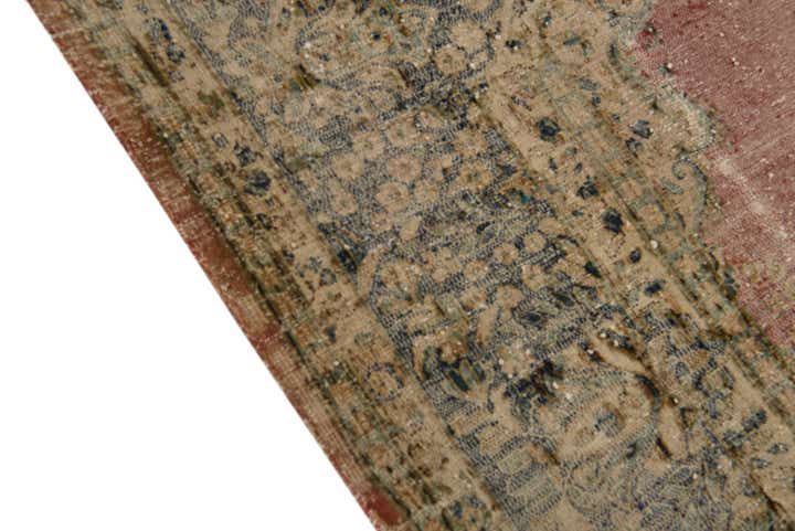 7' 6 x 10' 1 Hand Knotted Ultra Vintage Persian Wool Rug