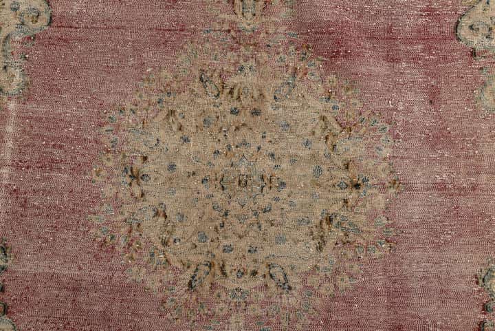 7' 6 x 10' 1 Hand Knotted Ultra Vintage Persian Wool Rug