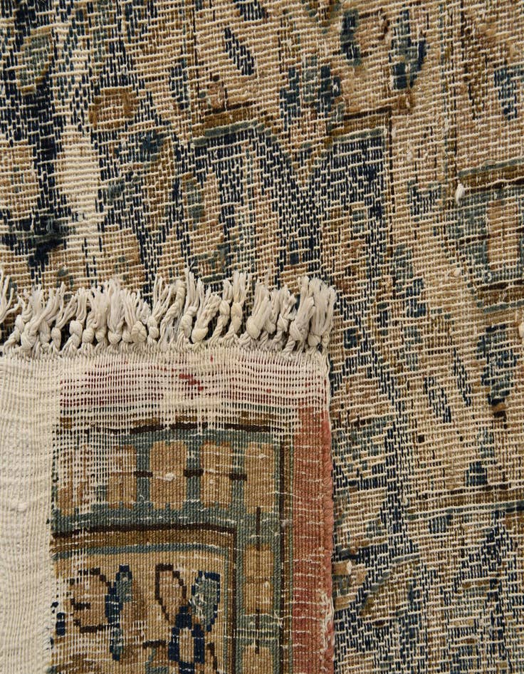 Detail image of 7' 6 x 10' 1  Hand Knotted Ultra Vintage Persian Wool Rug