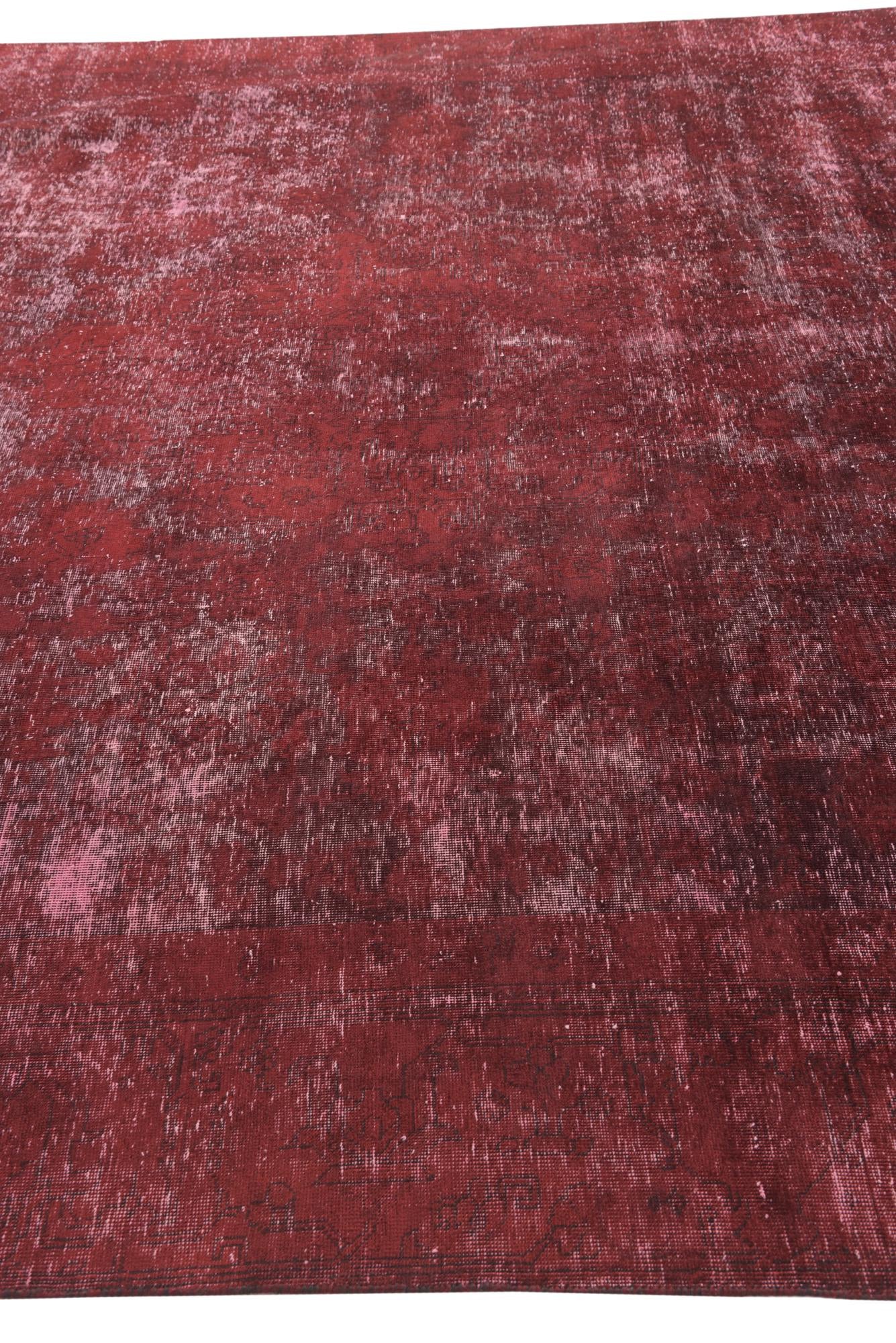 9' 2 x 12' 3 Hand Knotted Ultra Vintage Persian Wool Rug