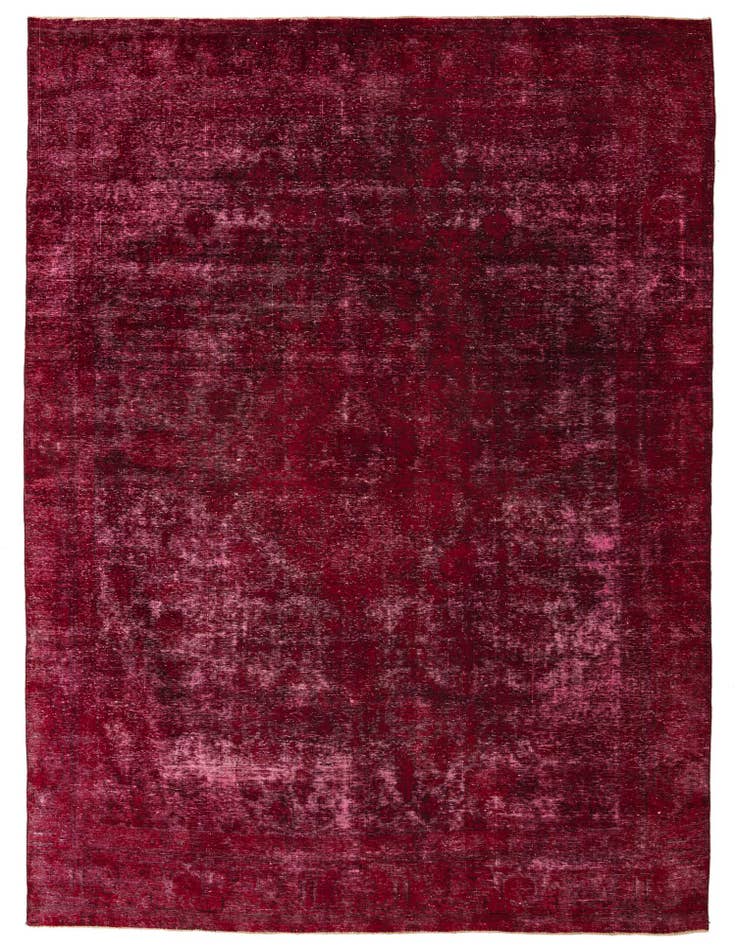 Detail image of 9' 2 x 12' 3 Hand Knotted Ultra Vintage Persian Wool Rug