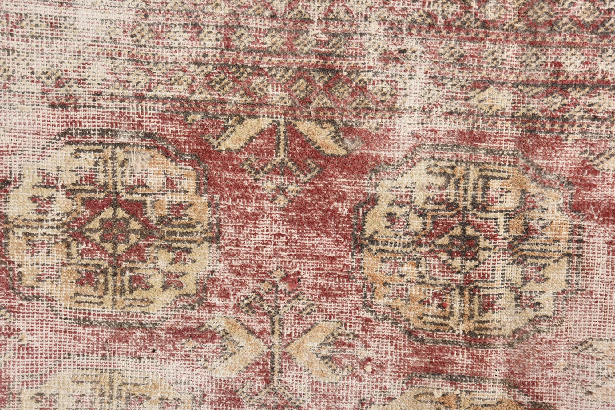 7' 4 x 10' 1 Hand Knotted Ultra Vintage Persian Wool Rug