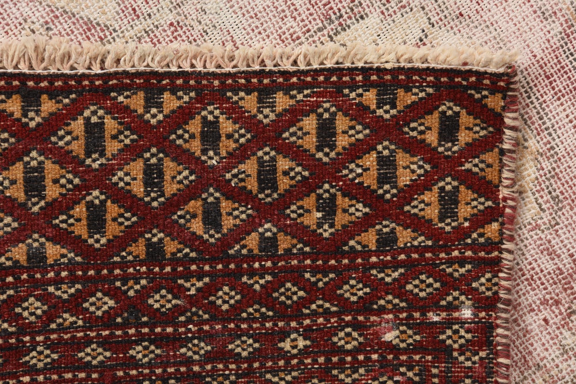 7' 4 x 10' 1 Hand Knotted Ultra Vintage Persian Wool Rug