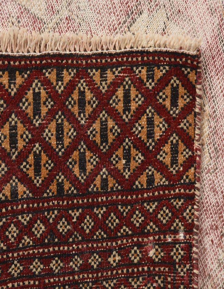 Detail image of 7' 4 x 10' 1  Hand Knotted Ultra Vintage Persian Wool Rug