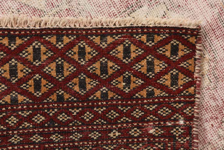 7' 4 x 10' 1 Hand Knotted Ultra Vintage Persian Wool Rug