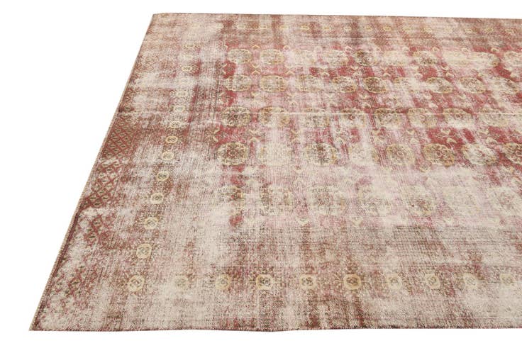 Detail image of 7' 4 x 10' 1 Hand Knotted Ultra Vintage Persian Wool Rug