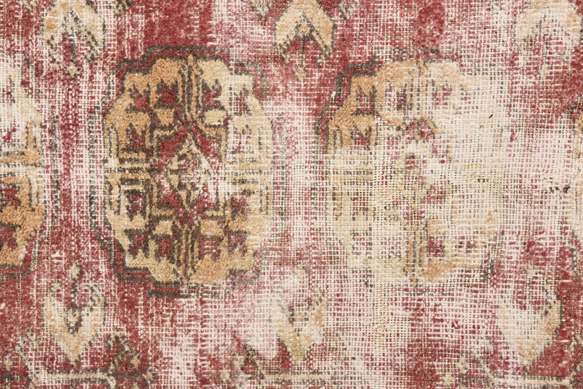 7' 4 x 10' 1 Hand Knotted Ultra Vintage Persian Wool Rug