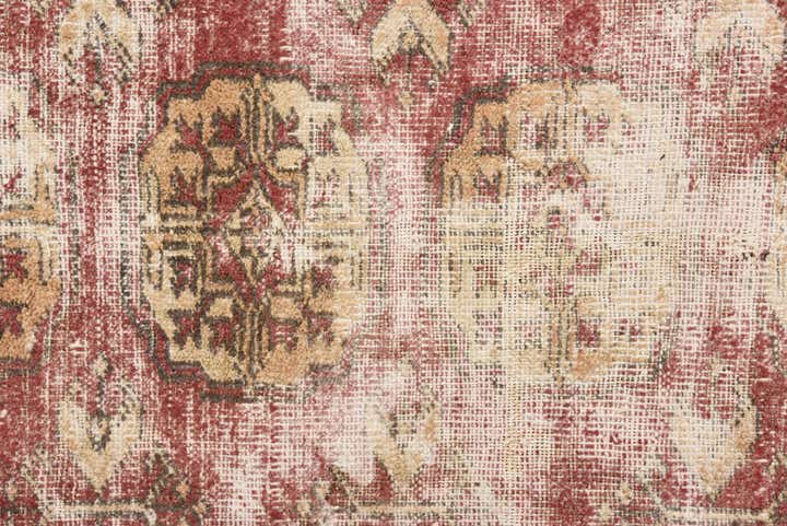 7' 4 x 10' 1 Hand Knotted Ultra Vintage Persian Wool Rug