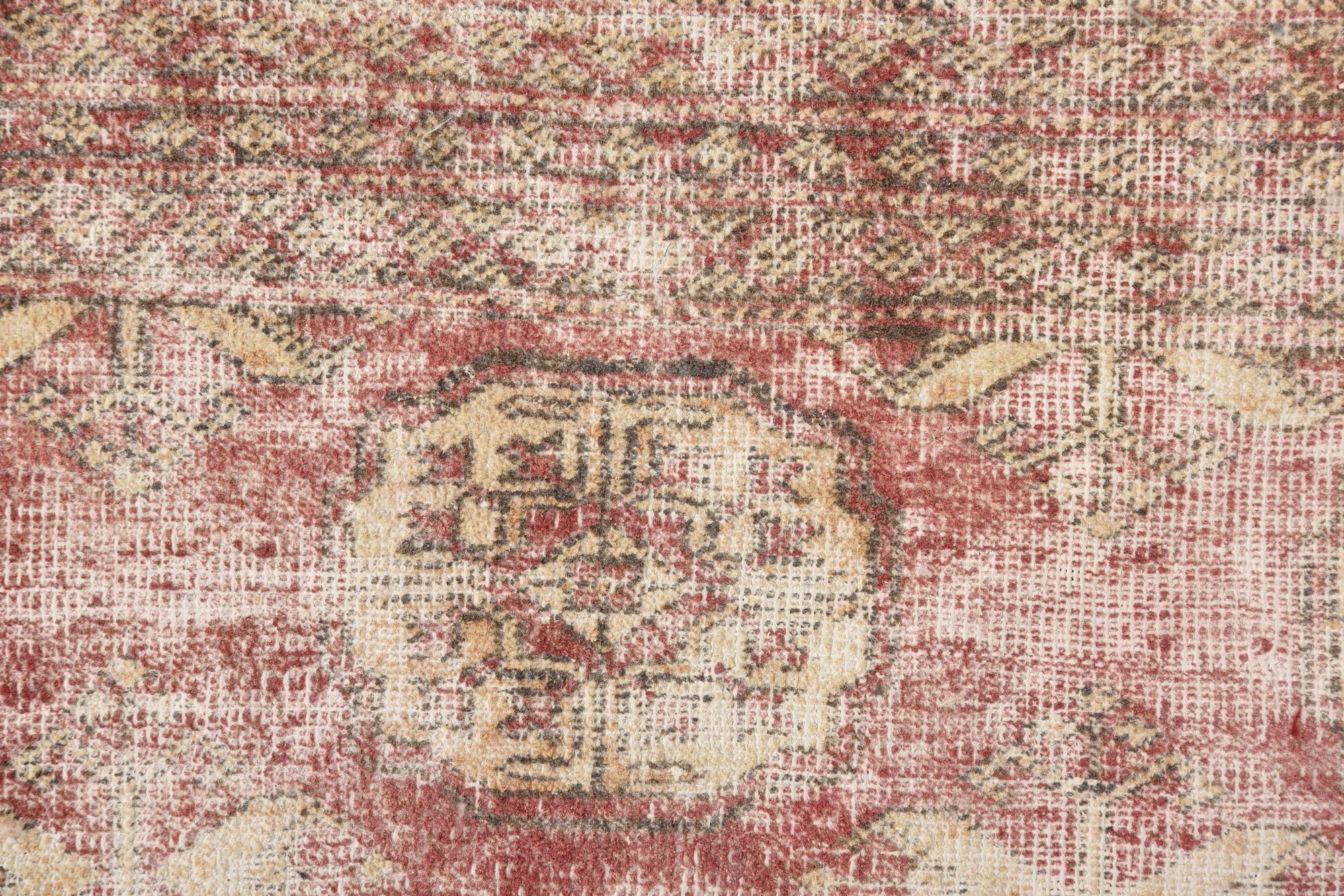 7' 4 x 10' 1 Hand Knotted Ultra Vintage Persian Wool Rug