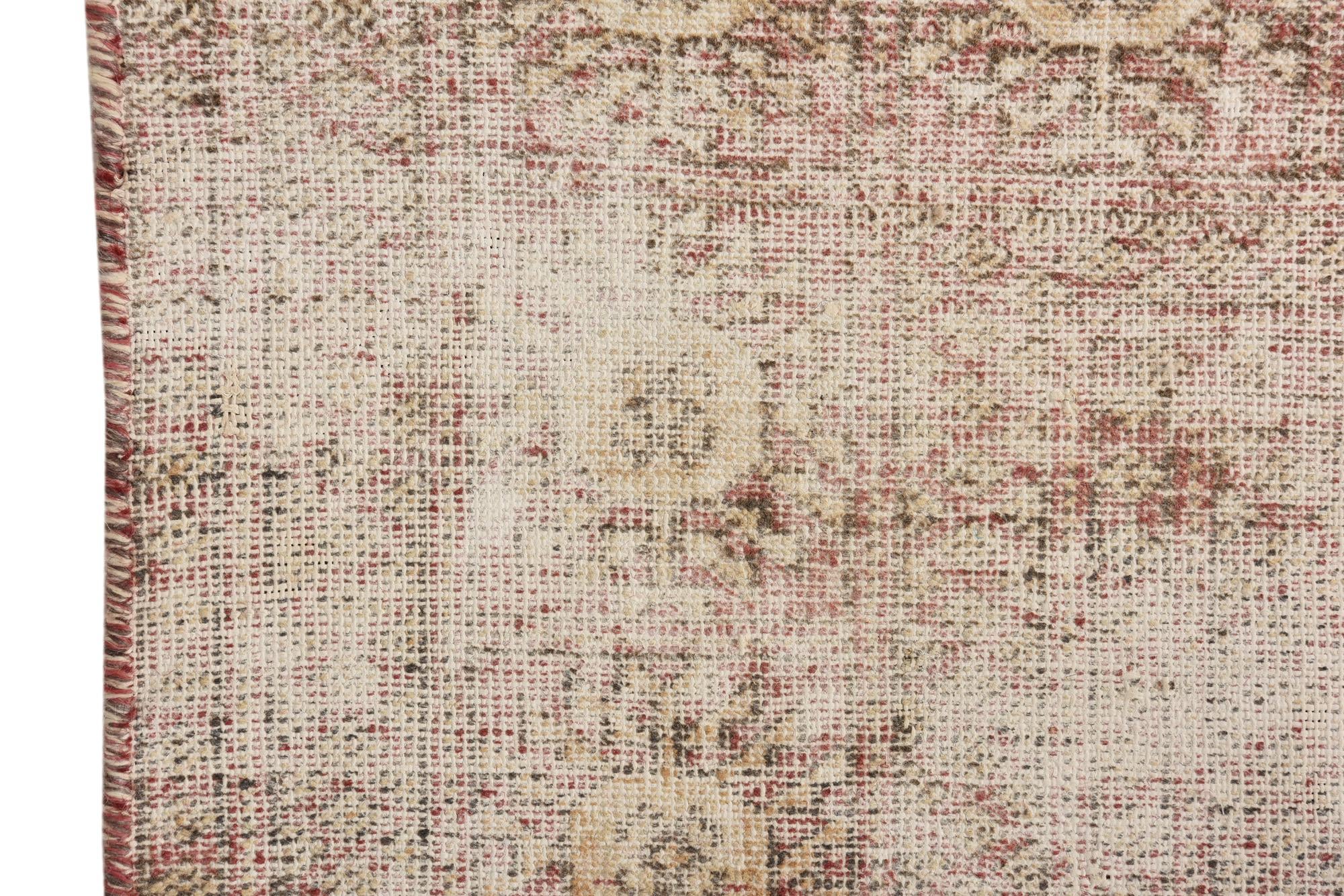 7' 4 x 10' 1 Hand Knotted Ultra Vintage Persian Wool Rug