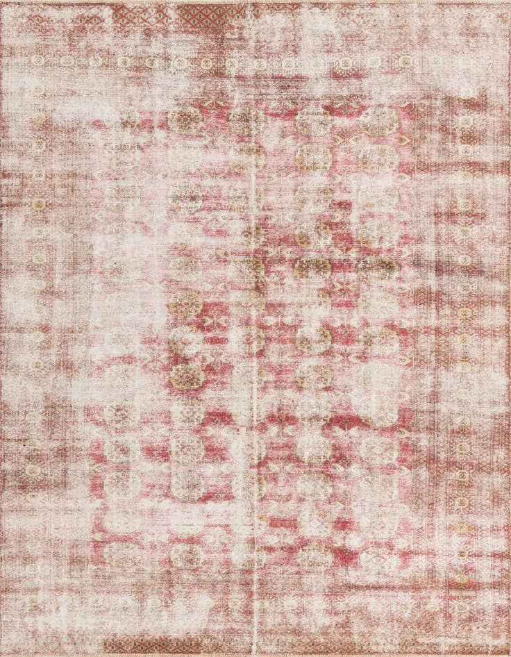 Detail image of 7' 4 x 10' 1 Hand Knotted Ultra Vintage Persian Wool Rug