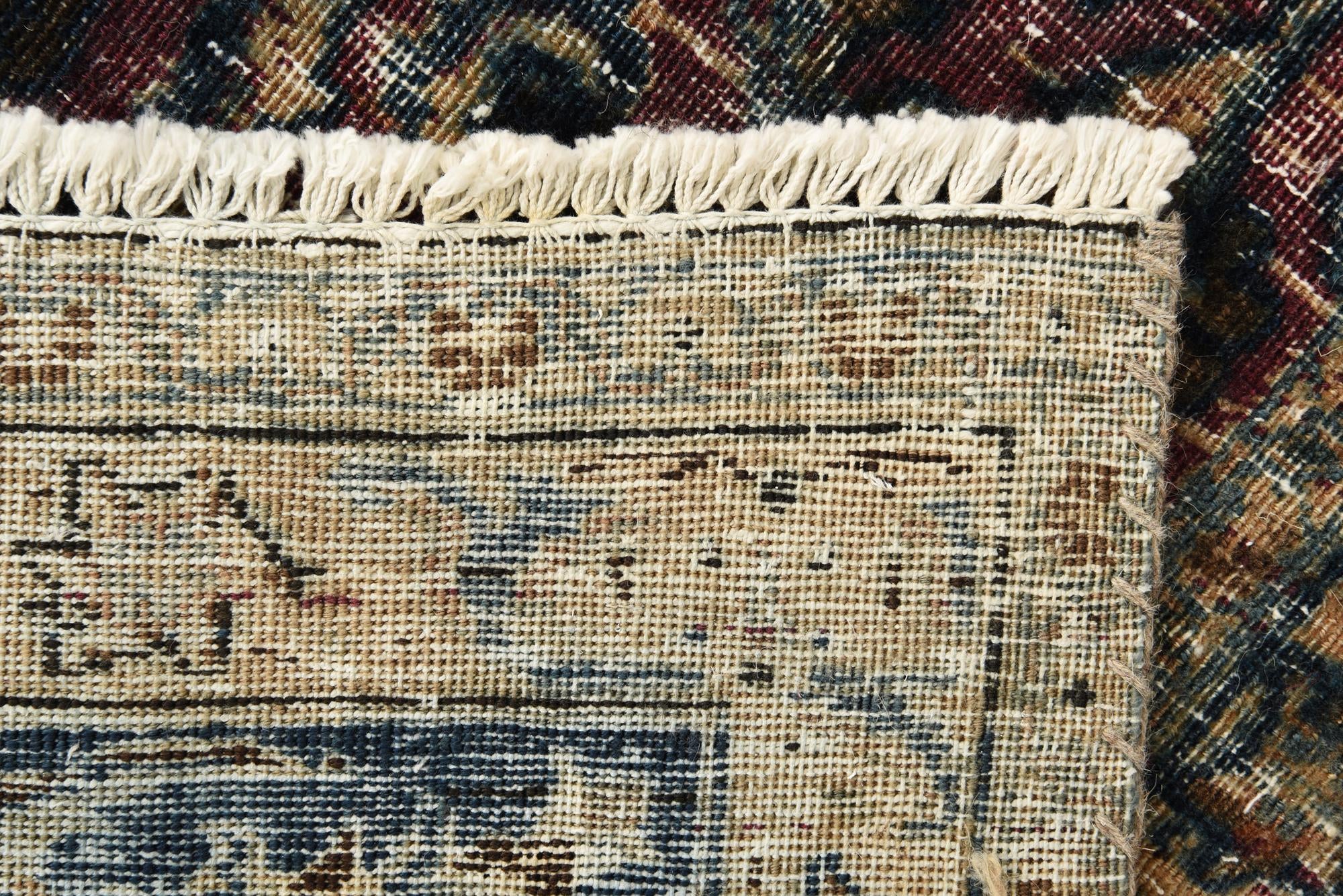 8' x 11' 2 Hand Knotted Ultra Vintage Persian Wool Rug