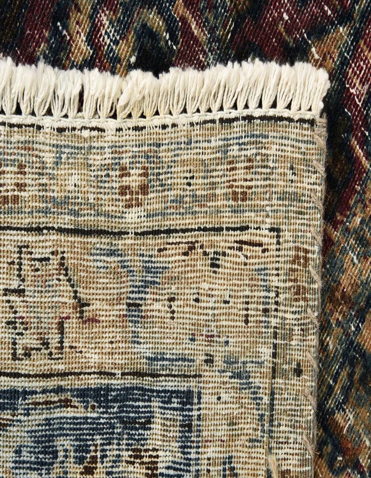 Detail image of 8' x 11' 2  Hand Knotted Ultra Vintage Persian Wool Rug