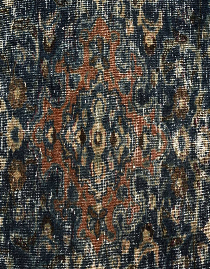 Detail image of 8' x 11' 2  Hand Knotted Ultra Vintage Persian Wool Rug