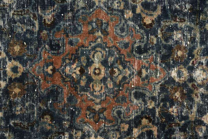8' x 11' 2 Hand Knotted Ultra Vintage Persian Wool Rug