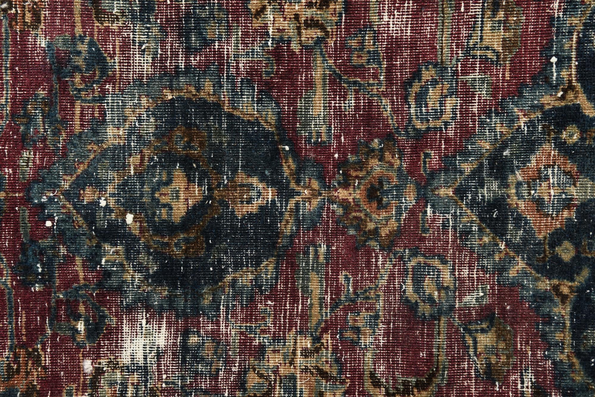 8' x 11' 2 Hand Knotted Ultra Vintage Persian Wool Rug