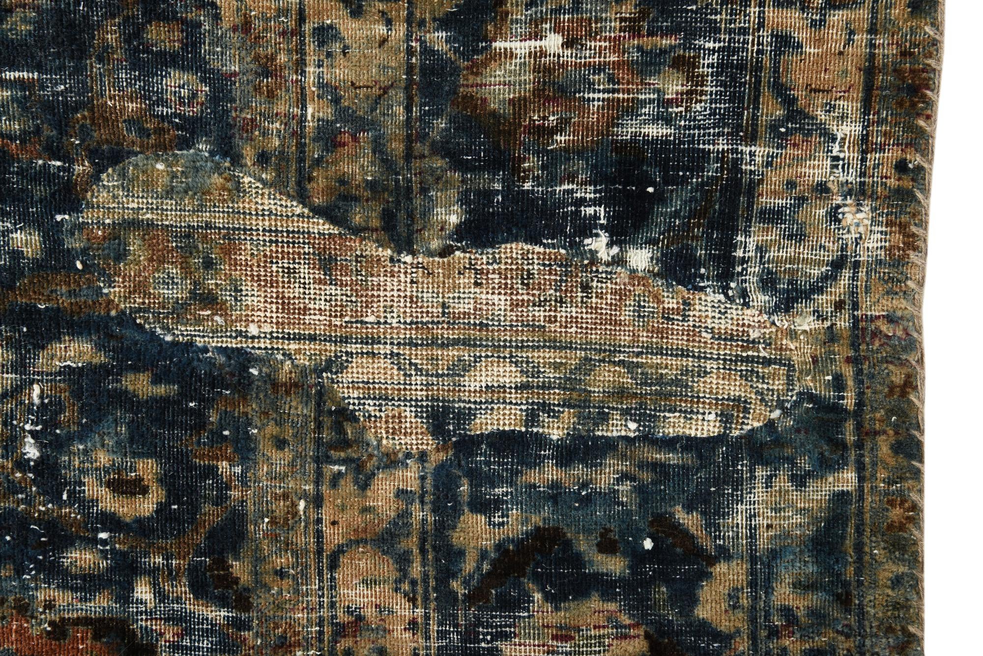 8' x 11' 2 Hand Knotted Ultra Vintage Persian Wool Rug