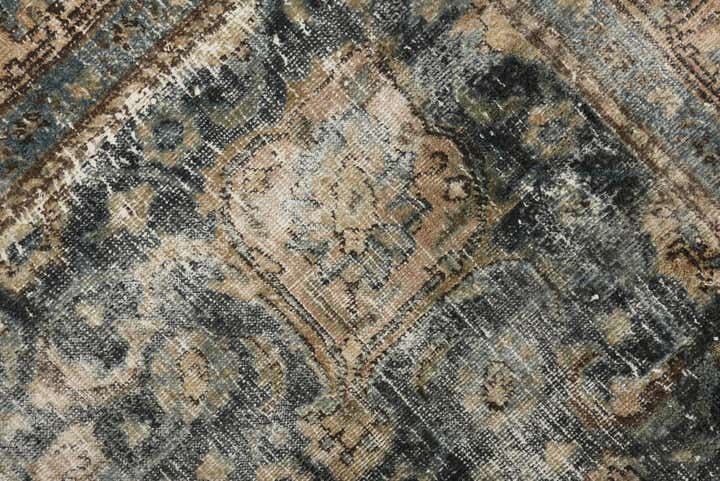 8' x 10' 6 Hand Knotted Ultra Vintage Persian Wool Rug