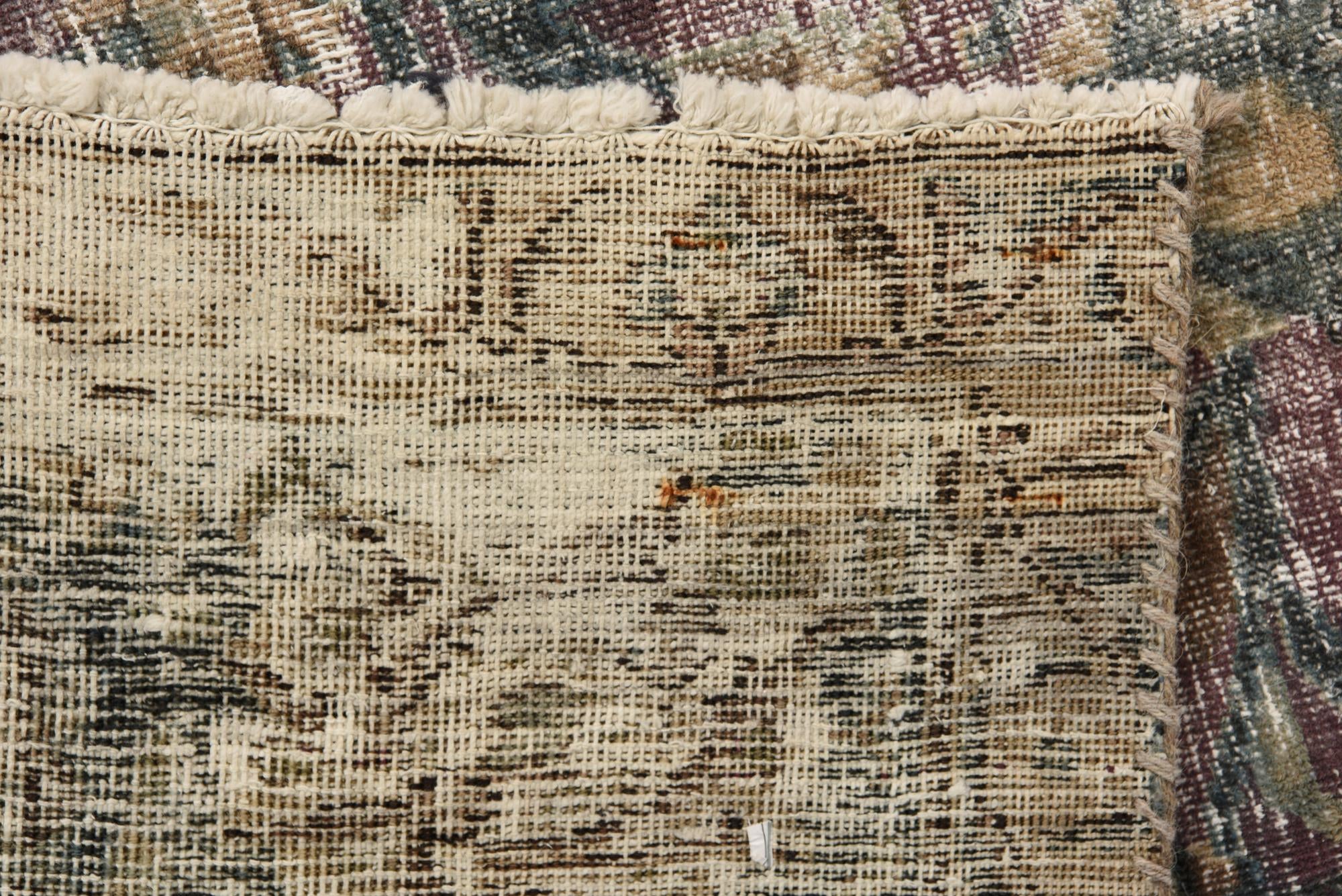 8' x 10' 6 Hand Knotted Ultra Vintage Persian Wool Rug