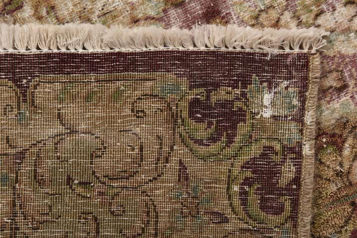 9' 6 x 12' 7 Hand Knotted Ultra Vintage Persian Wool Rug