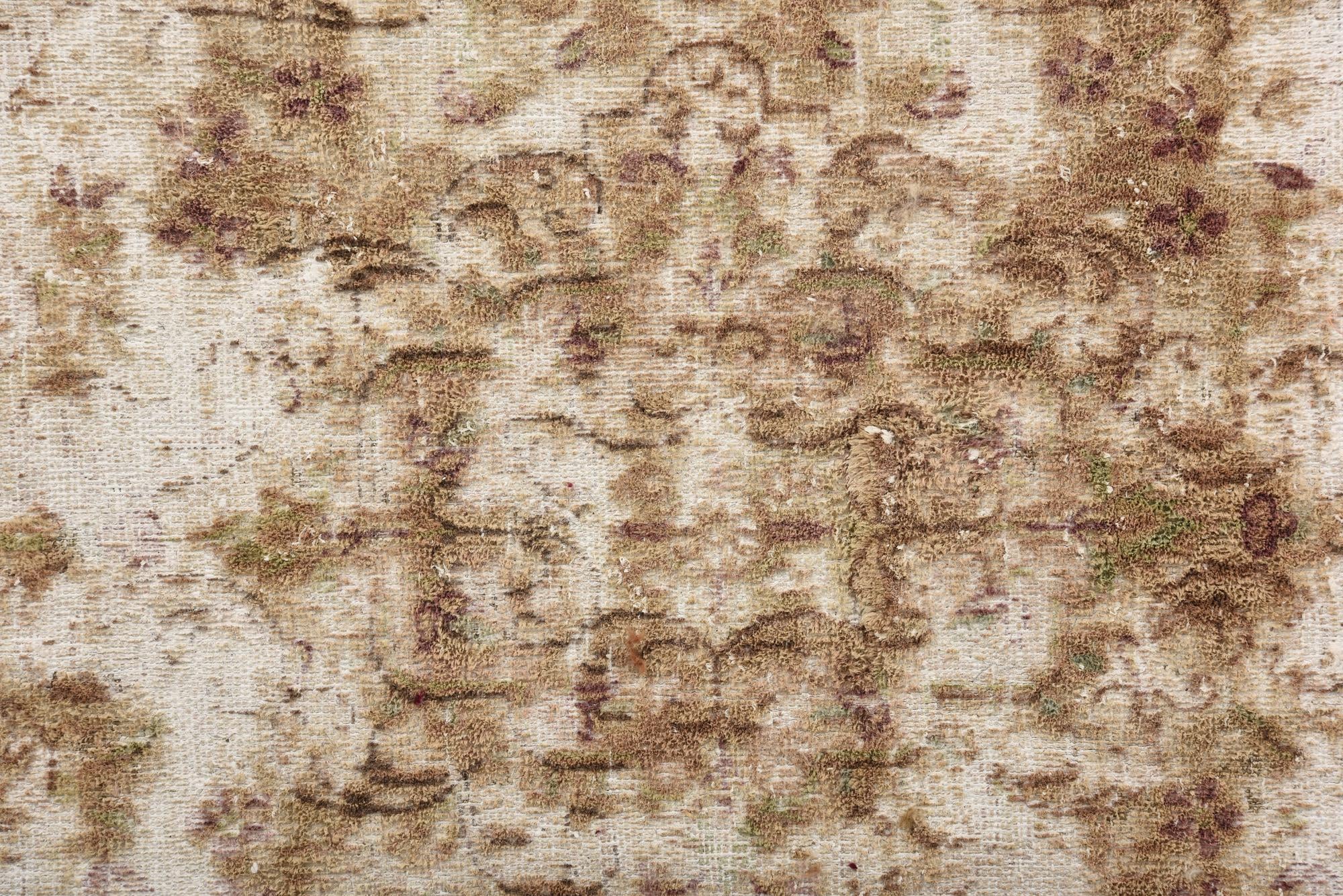 9' 6 x 12' 7 Hand Knotted Ultra Vintage Persian Wool Rug