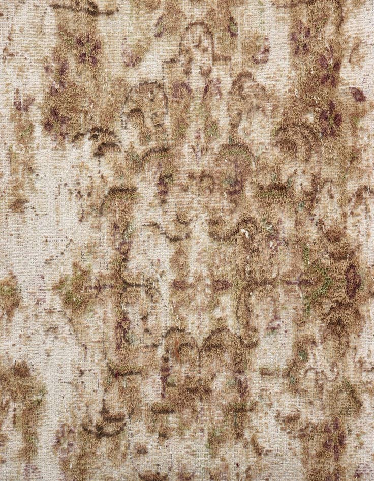 Detail image of 9' 6 x 12' 7  Hand Knotted Ultra Vintage Persian Wool Rug