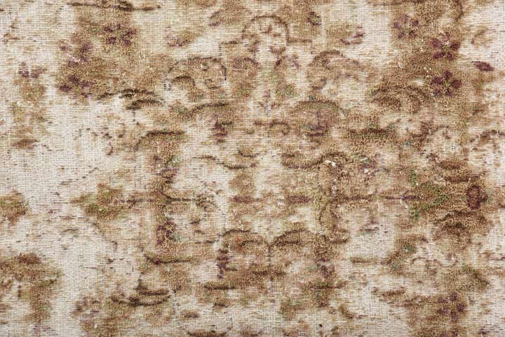 9' 6 x 12' 7 Hand Knotted Ultra Vintage Persian Wool Rug