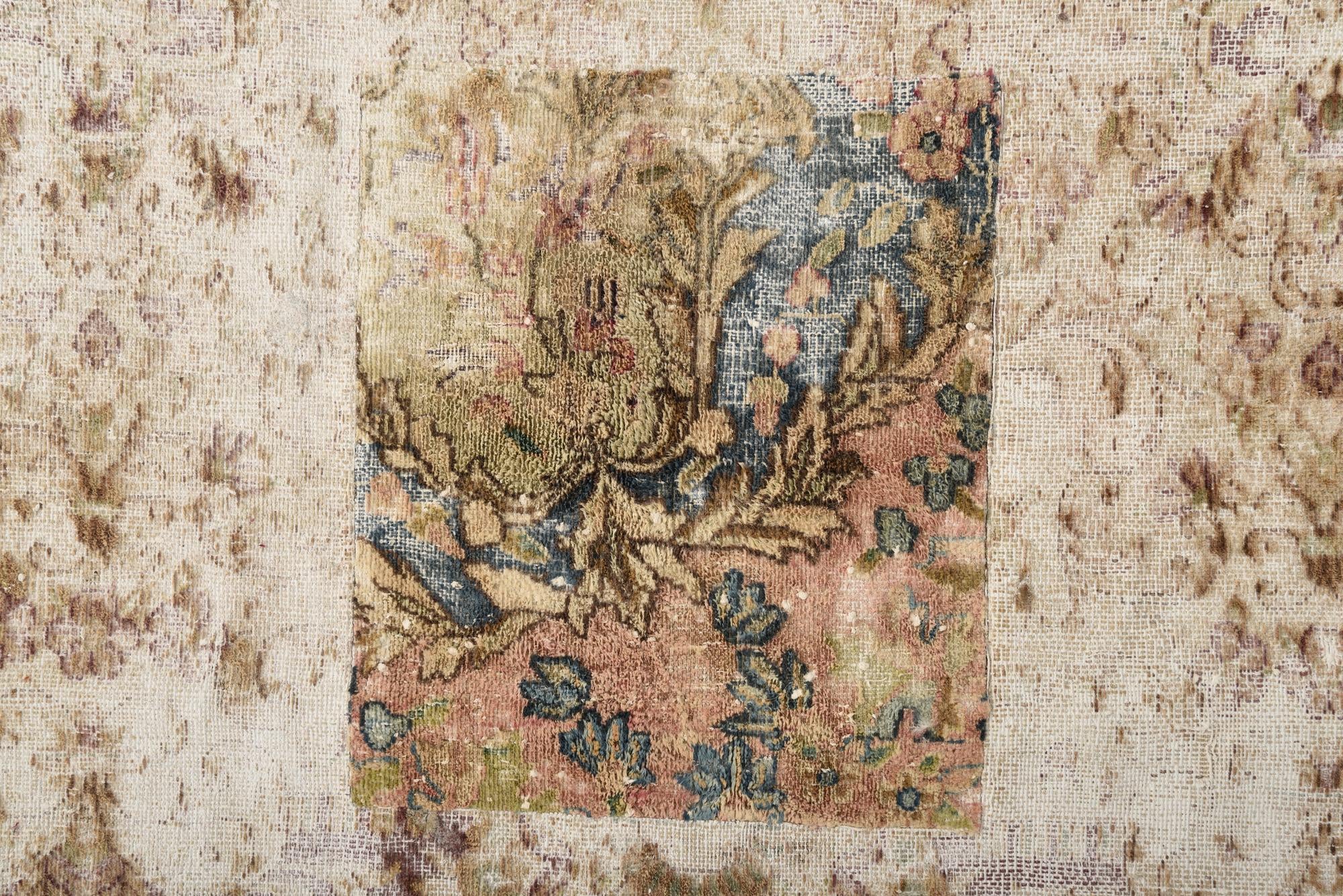 9' 6 x 12' 7 Hand Knotted Ultra Vintage Persian Wool Rug