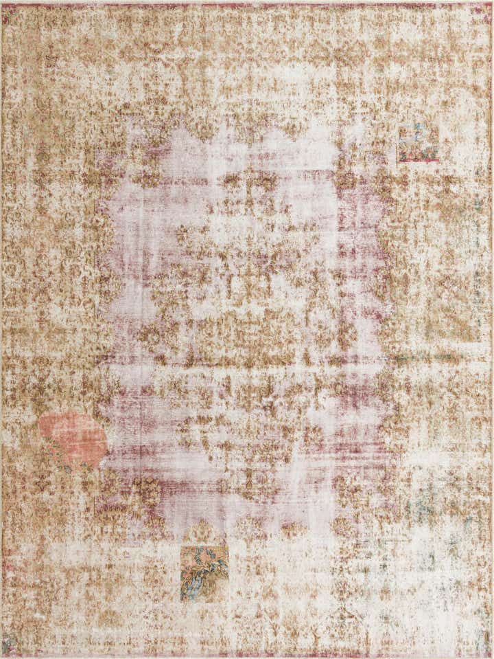 9' 6 x 12' 7 Hand Knotted Ultra Vintage Persian Wool Rug