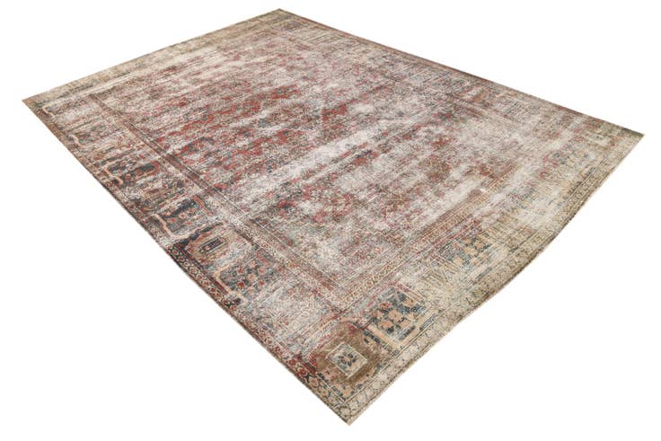 Detail image of 7' 3 x 10' 1 Hand Knotted Ultra Vintage Persian Wool Rug