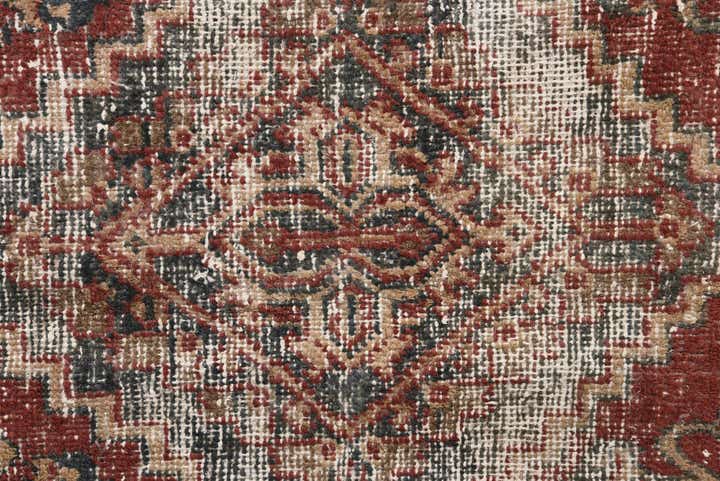 7' 3 x 10' 1 Hand Knotted Ultra Vintage Persian Wool Rug
