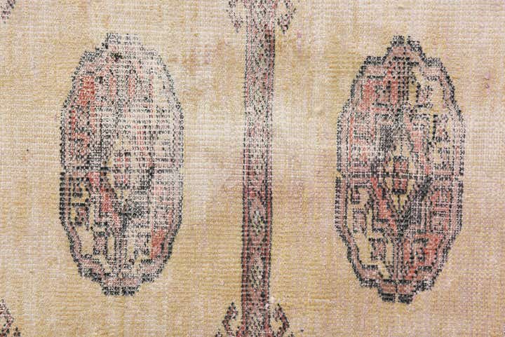 4' x 6' Hand Knotted Ultra Vintage Persian Wool Rug