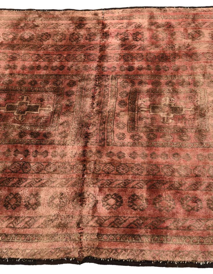 Detail image of 3' 6 x 4' 5  Hand Knotted Ultra Vintage Persian Wool Rug