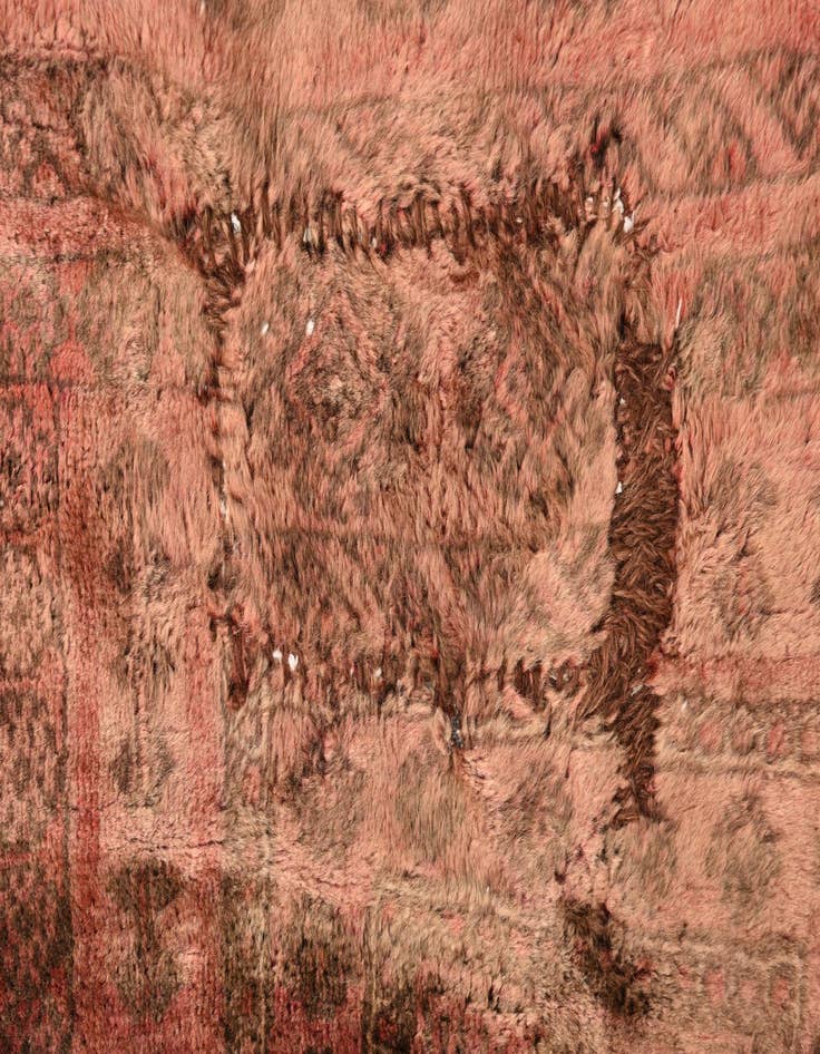 Detail image of 3' 6 x 4' 5  Hand Knotted Ultra Vintage Persian Wool Rug