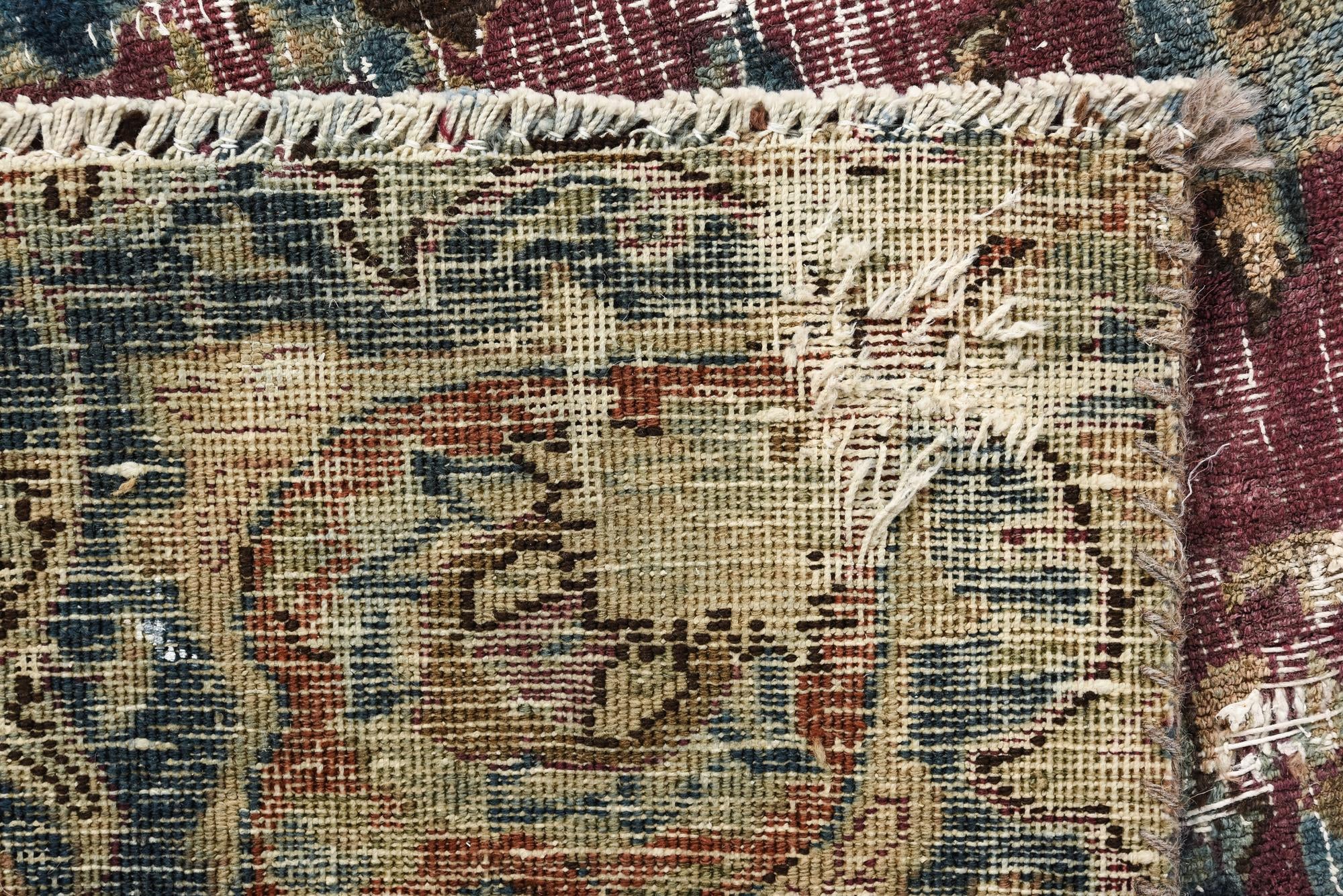 8' 10 x 11' 9 Hand Knotted Ultra Vintage Persian Wool Rug