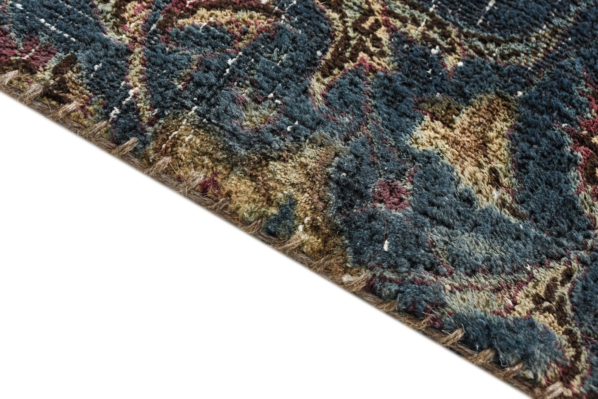 8' 10 x 11' 9 Hand Knotted Ultra Vintage Persian Wool Rug