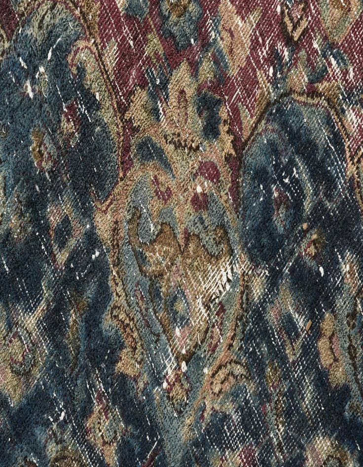 Detail image of 8' 10 x 11' 9  Hand Knotted Ultra Vintage Persian Wool Rug