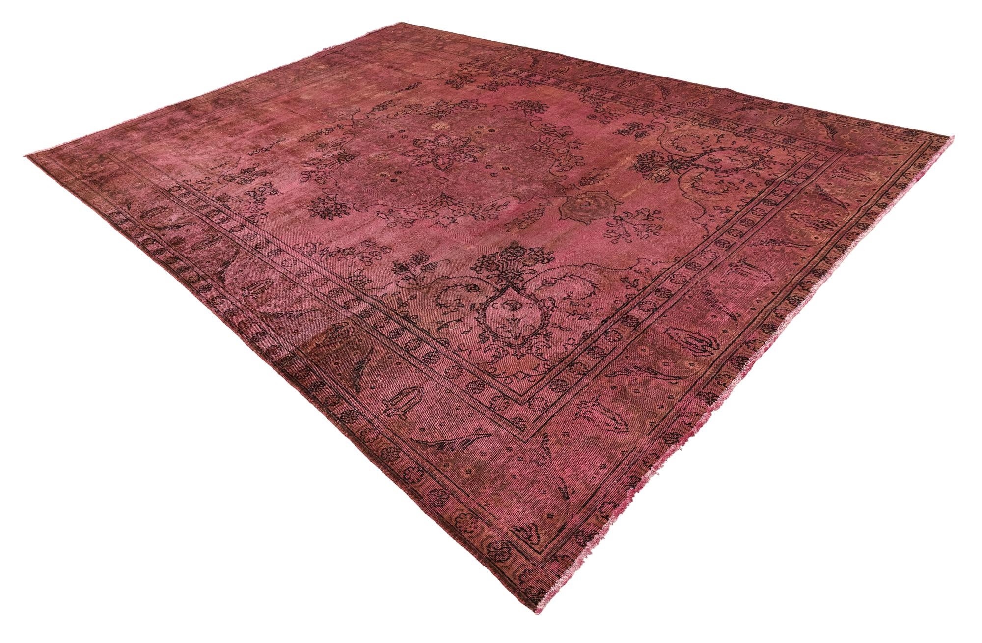 9' 3 x 12' 8 Hand Knotted Ultra Vintage Persian Wool Rug