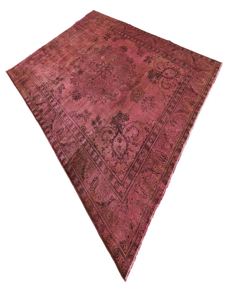 Detail image of 9' 3 x 12' 8  Hand Knotted Ultra Vintage Persian Wool Rug