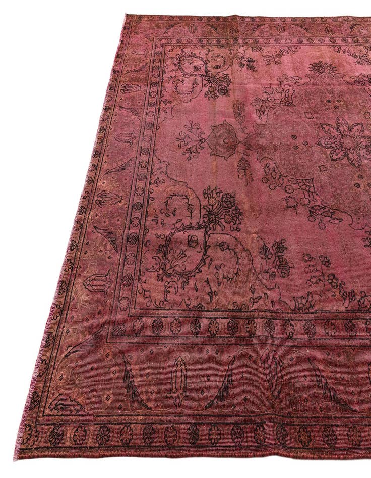 Detail image of 9' 3 x 12' 8  Hand Knotted Ultra Vintage Persian Wool Rug